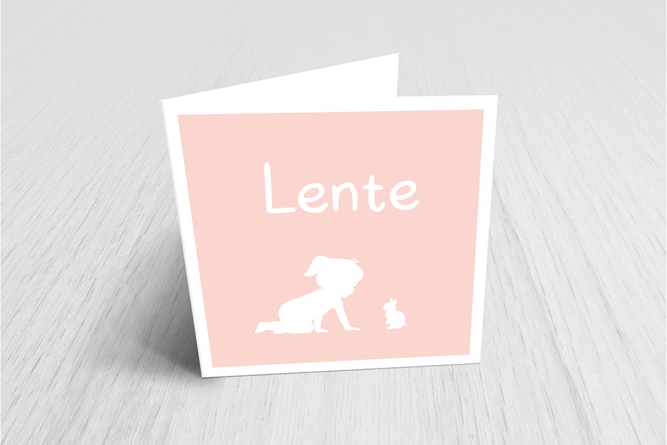 Meisje met konijntje